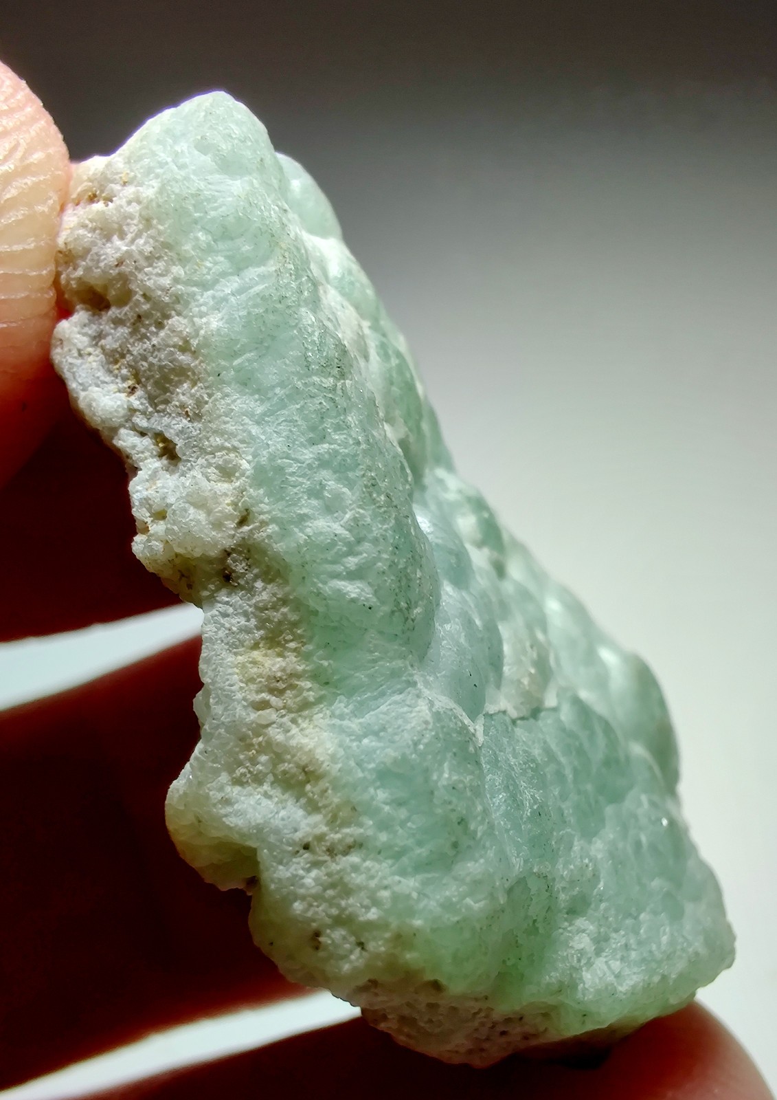 Smithsonite on matrix, fantastic color! Kelly Mine, New Mexico. 4 cm.