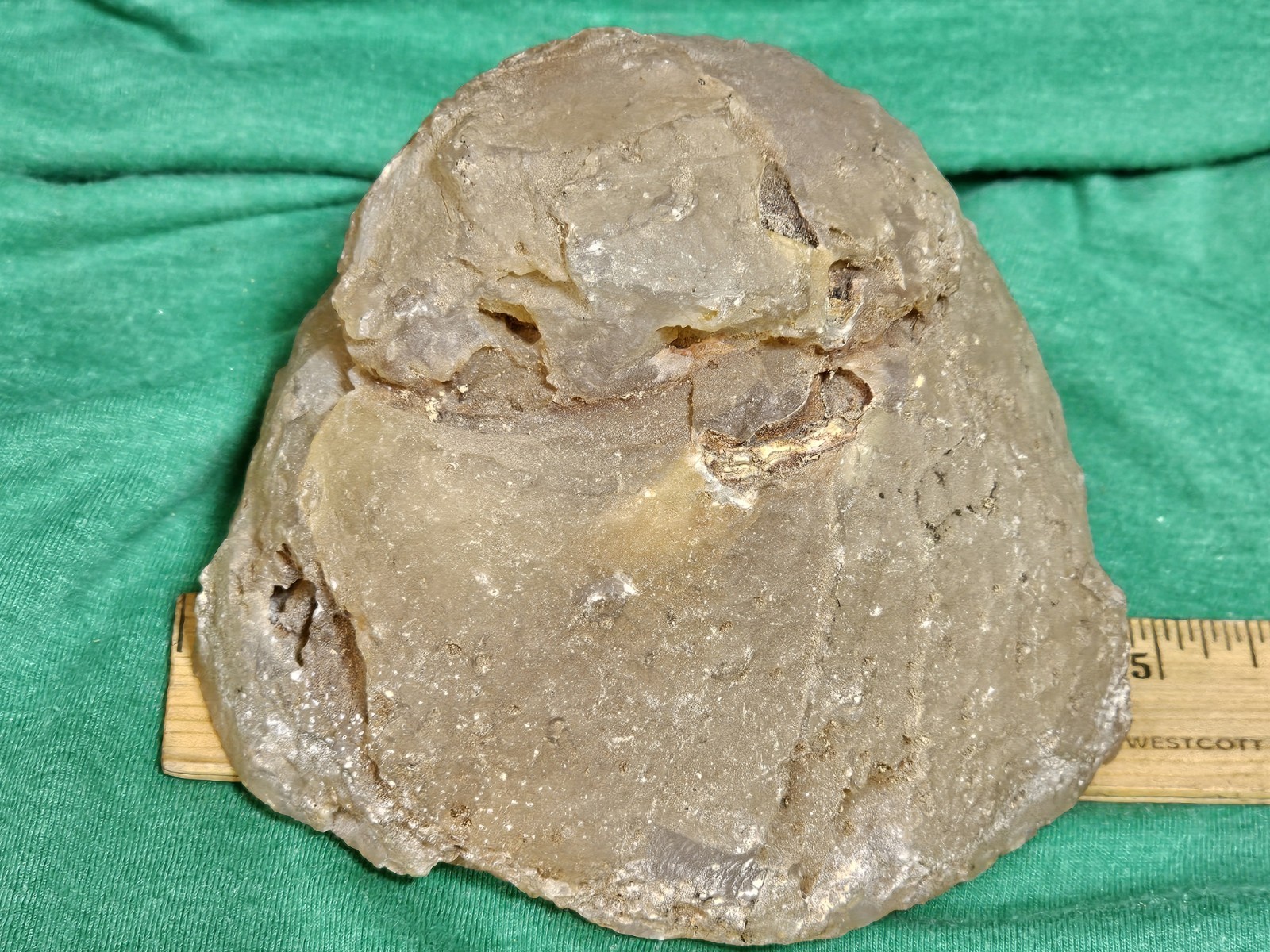 Polished Brazilian Agate Display Half, 2 Pounds, 13.6 Ounces Of Beatty