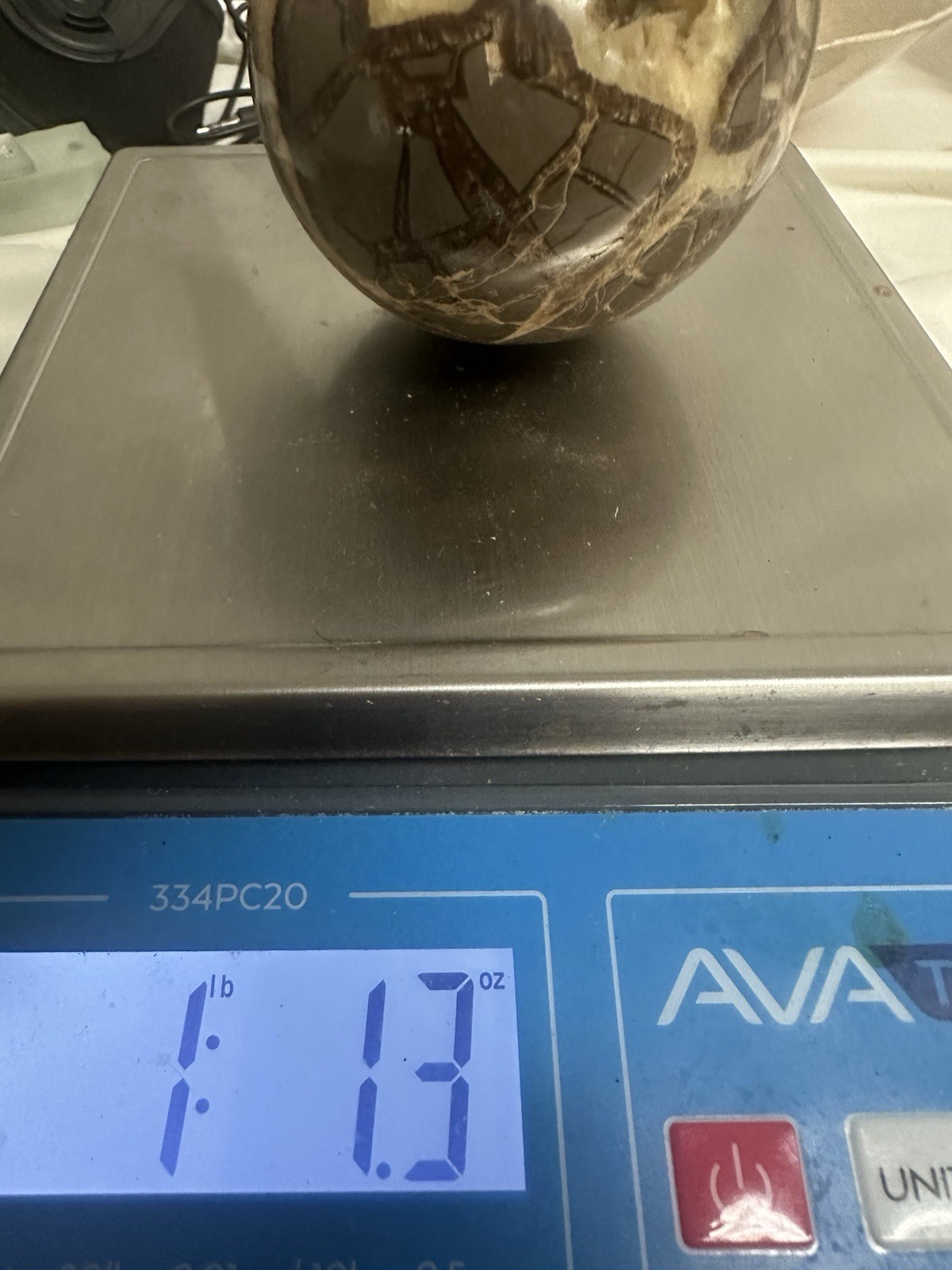 Septarian Dragon Stone Sphere Geode Calcite Druzy Crystal Ball Polished Sphere