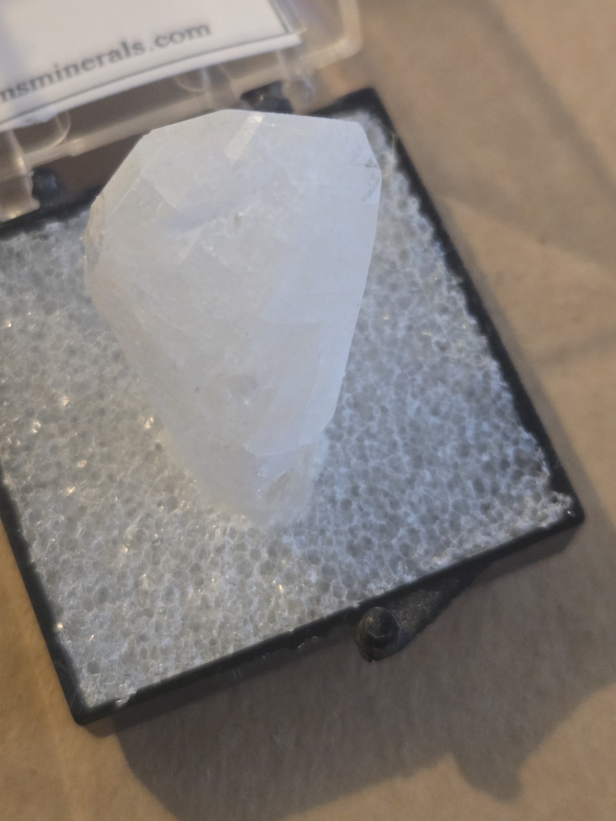 Beautiful Colemanite Thumbnail specimen
