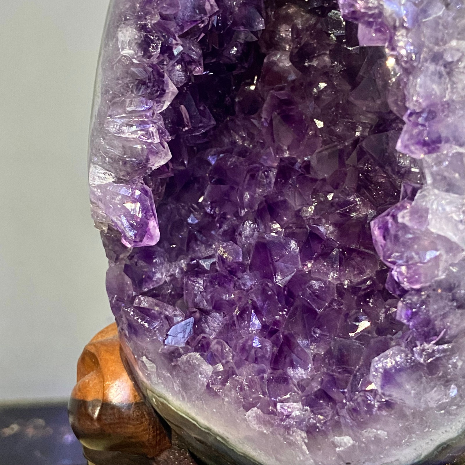 17.85LB Natural amethyst Dinosaur egg Quartz Crystal specimen healing