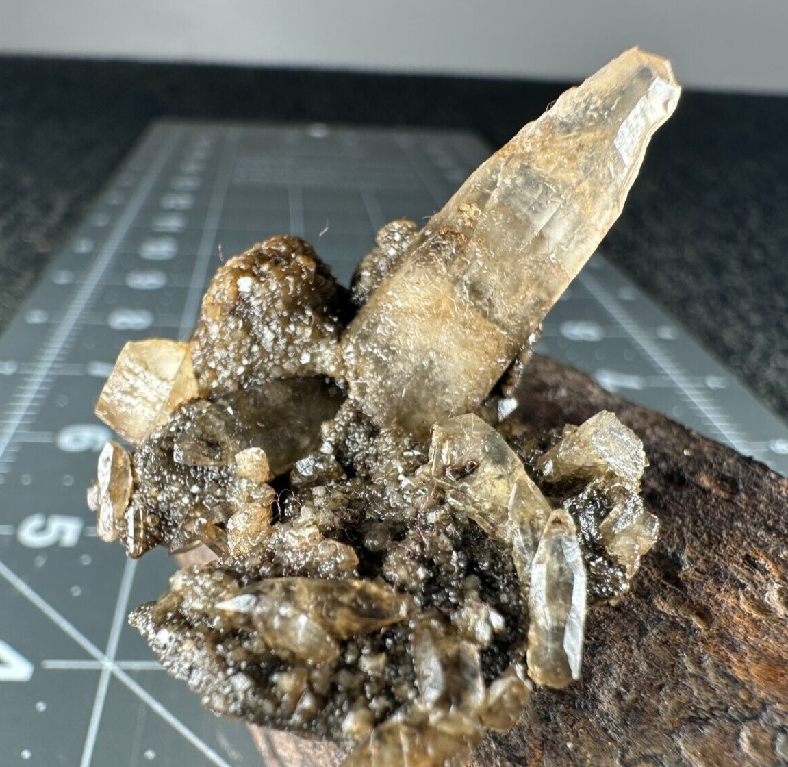 ➤ 1-1/2″ CALCITE CRYSTAL CLUSTER – Pleasant Ridge Rensselaer Indiana VIDEO➤833