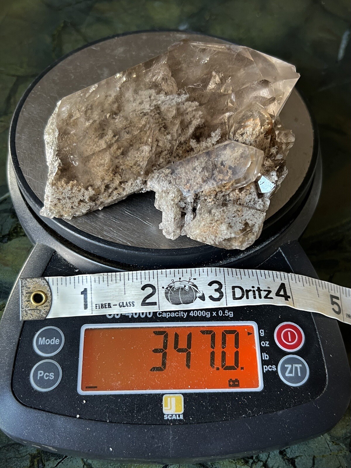 Lodolite Quartz Crystal Inclusion Quartz Natural Smoky Quartz Garden Quartz Braz