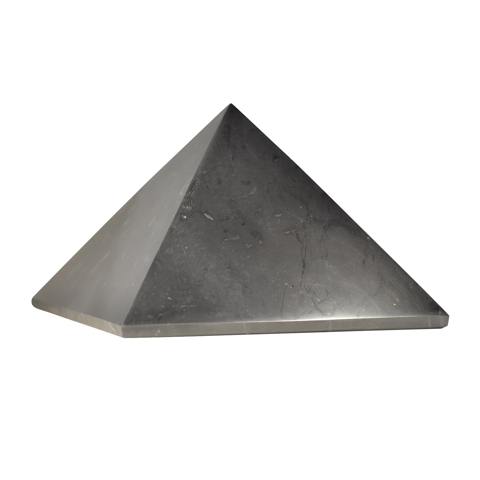 Shungite World Shungite Pyramid – Various sizes ( Polished or Unpolished )