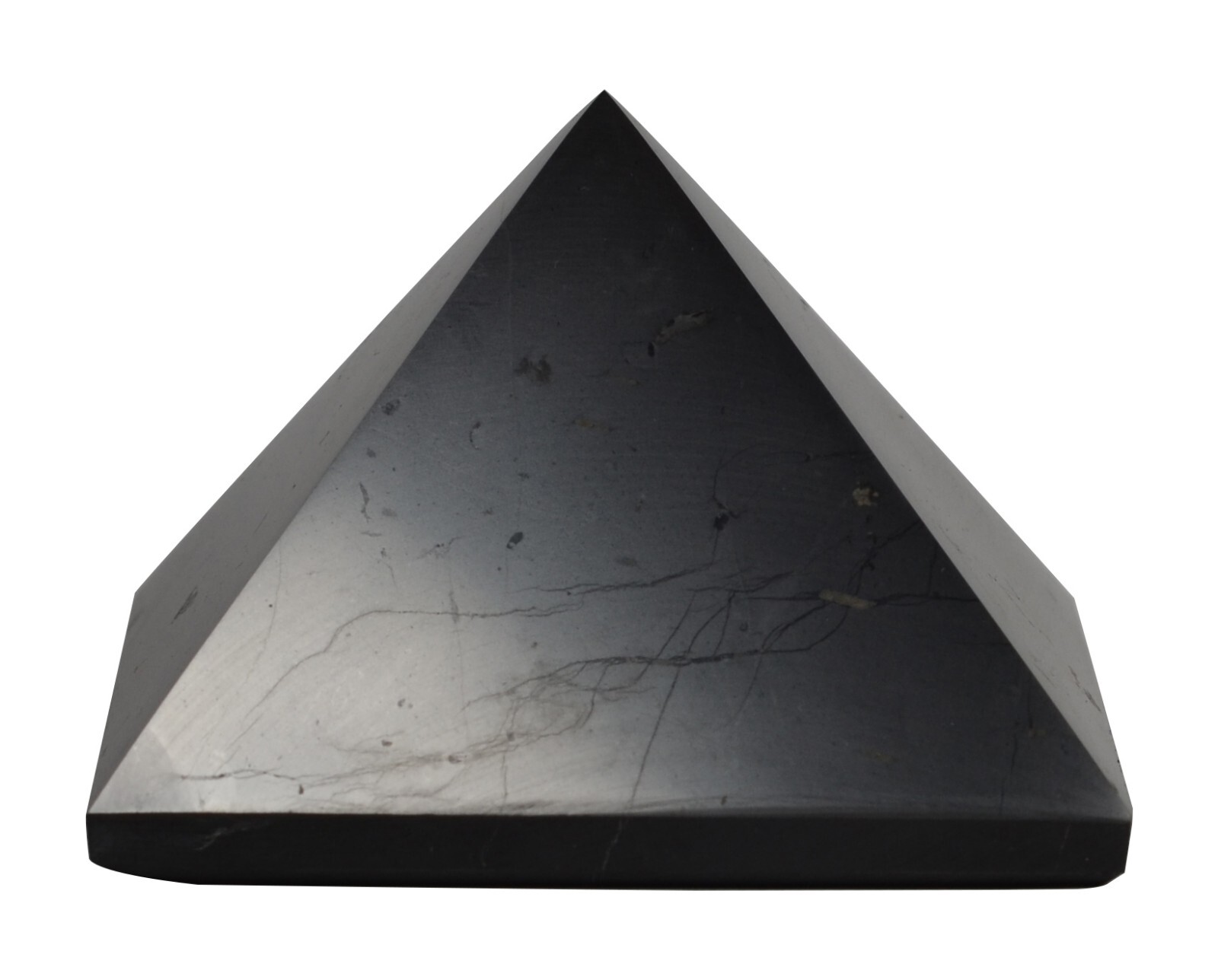 Shungite World Shungite Pyramid – Various sizes ( Polished or Unpolished )