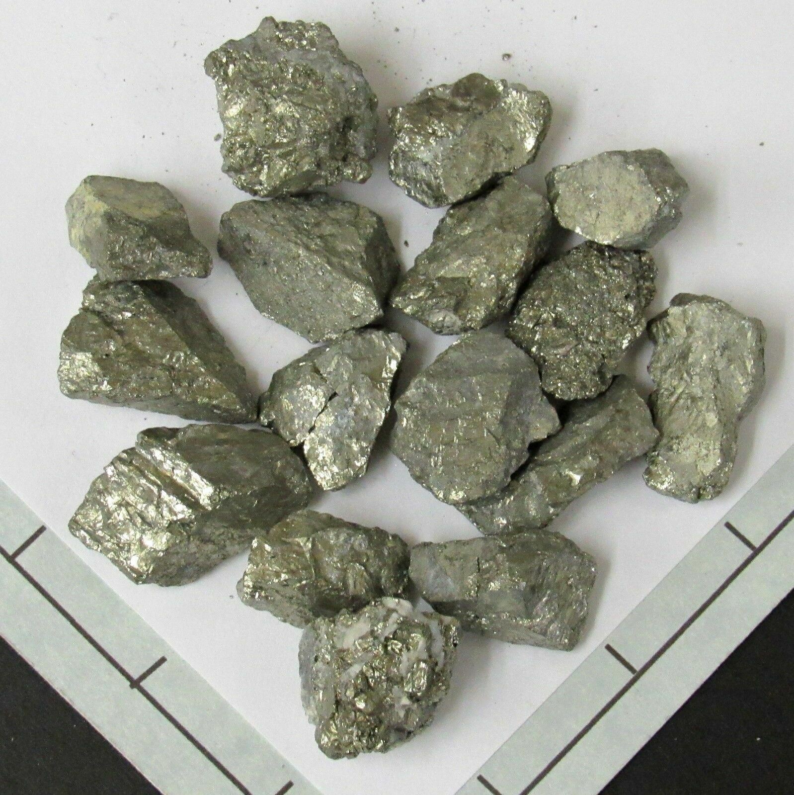 PYRITE PIECES 3/4-1 1/2″ Natural Ore 2 lb pkg grayish-gold rough SAVE 20%