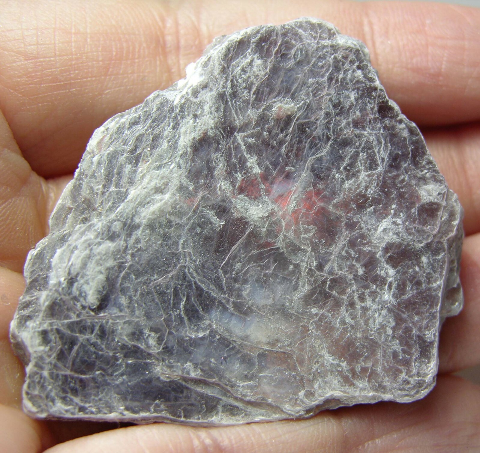 #12 Brazil 48mm Natural Raw Semi-Translucent Mica Crystal Slice Specimen 1 7/8in