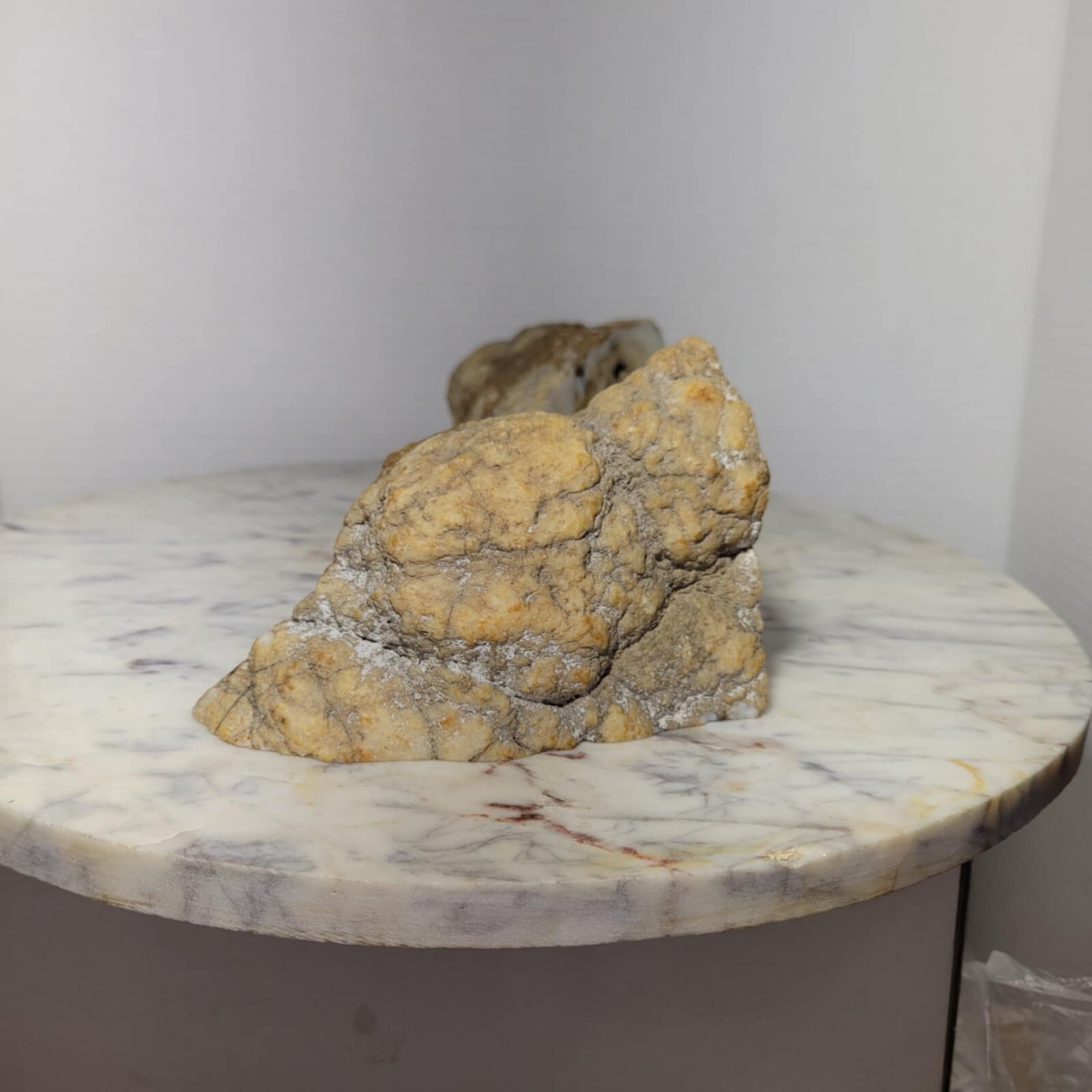 Large Open Geode Machine Cut Perfect Bookends Heavy Shades Of White And Brown