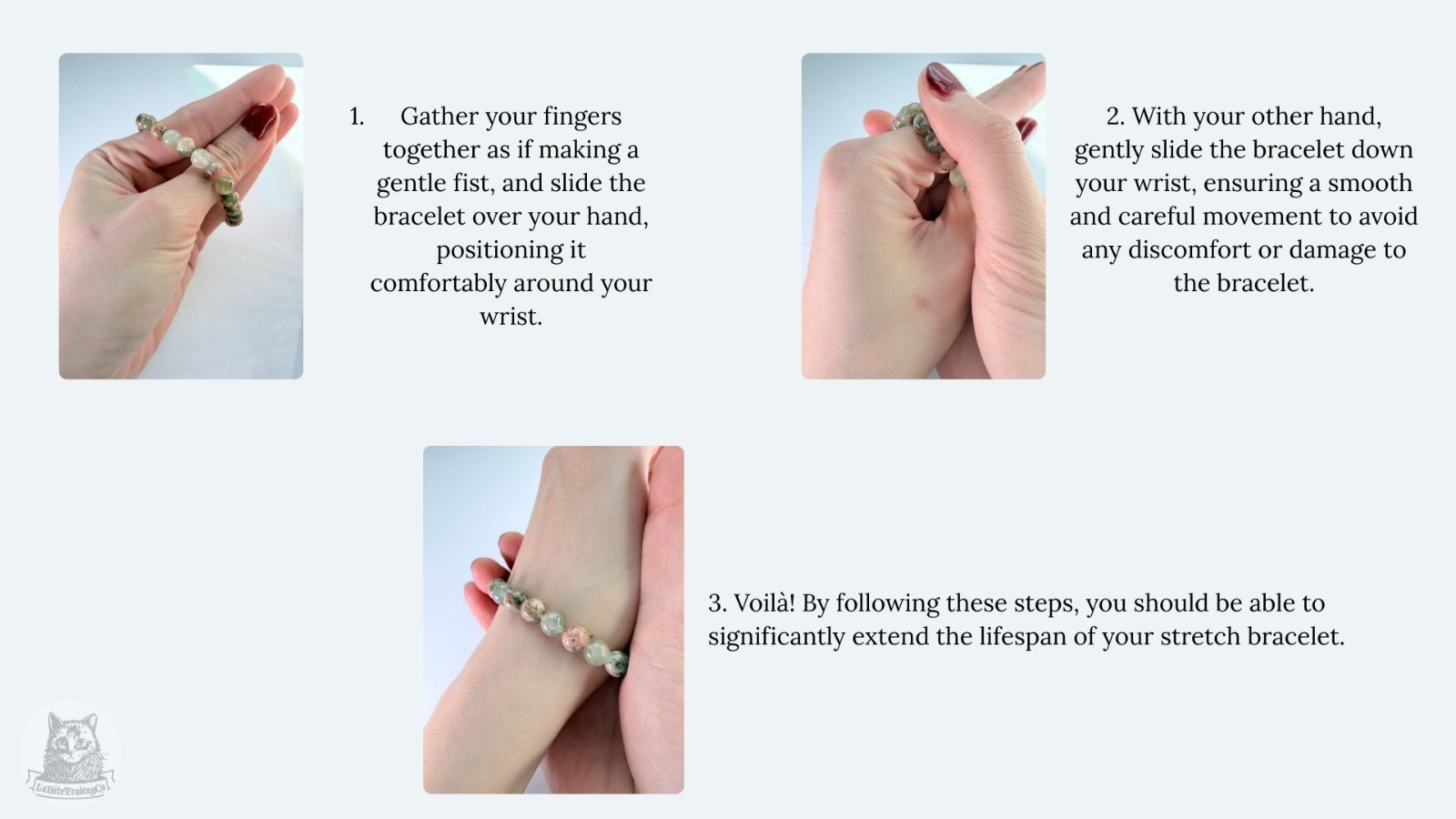 Dragon Fruite Star Rose Quartz (Hematite) with asterism Dainty Bracelet 6mm 6.7″