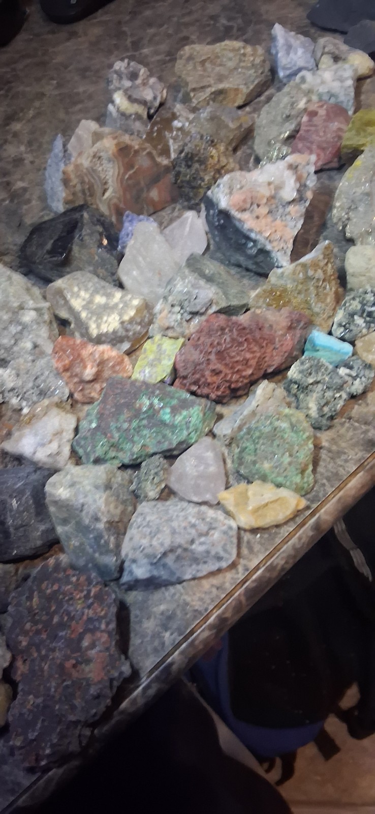 Mineral, rock, crystal Specimens Lot collection 15 lbs