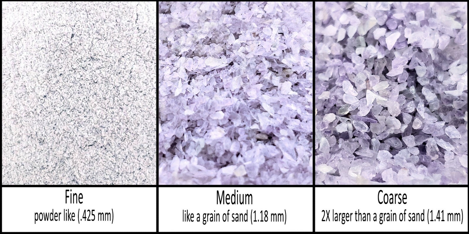 Amethyst Natural Stone – Crushed Inlay (fine, medium, or coarse)