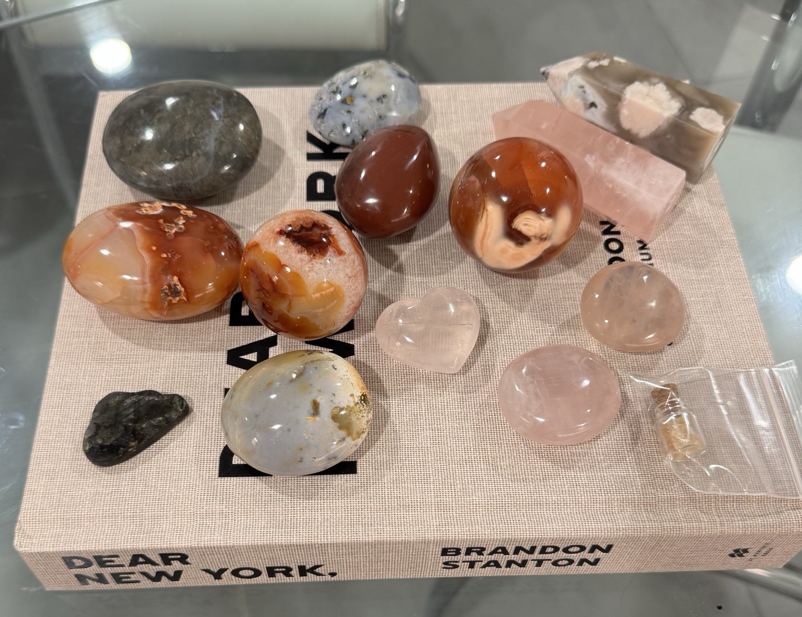 Mixed Polished Crystal & Mineral Lot – Spheres, Palm Stones, Hearts, Points
