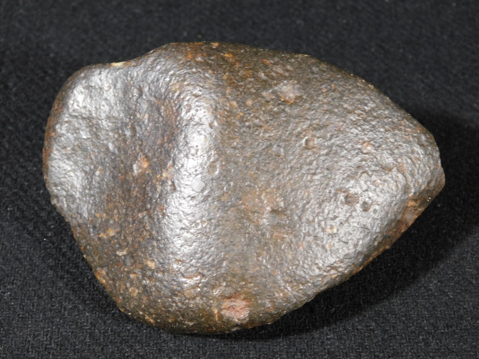wOw! Stony METEORITE with DARK Fusion Crust and REGMAGLYPTS Libya 274gr