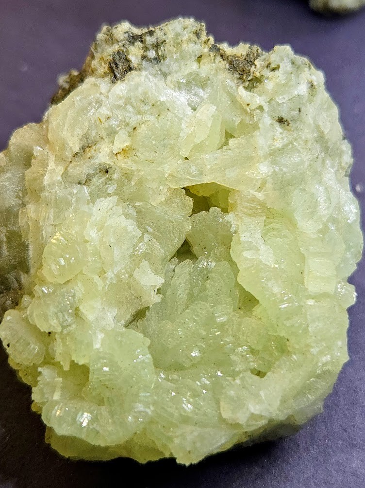 PREHNITE Collectible Specimens Pearl Green Crystal Clusters -Three Sizes