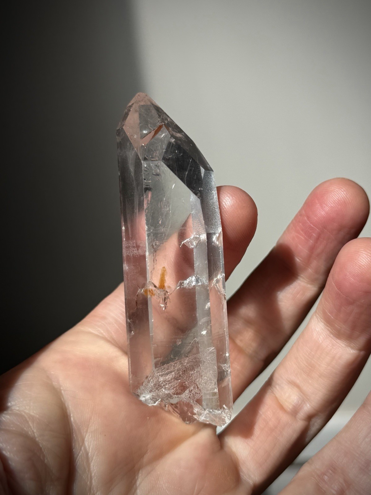Window Quartz Crystal Optical Quartz Brazil Clear Quartz Natural Quartz Iron