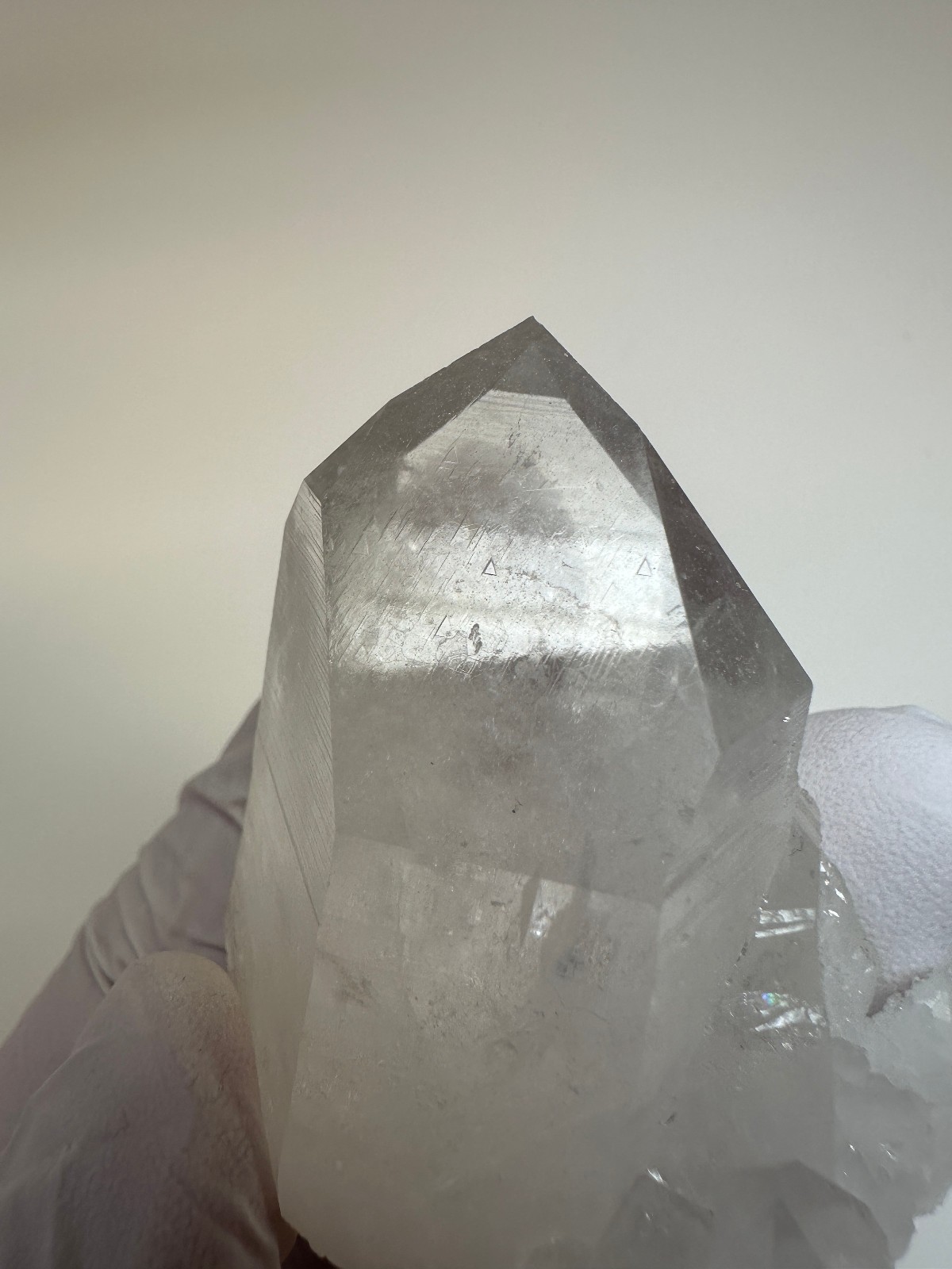 Dozens of Record Keepers__Clear Rare Arkansas Quartz Crystal Cluster