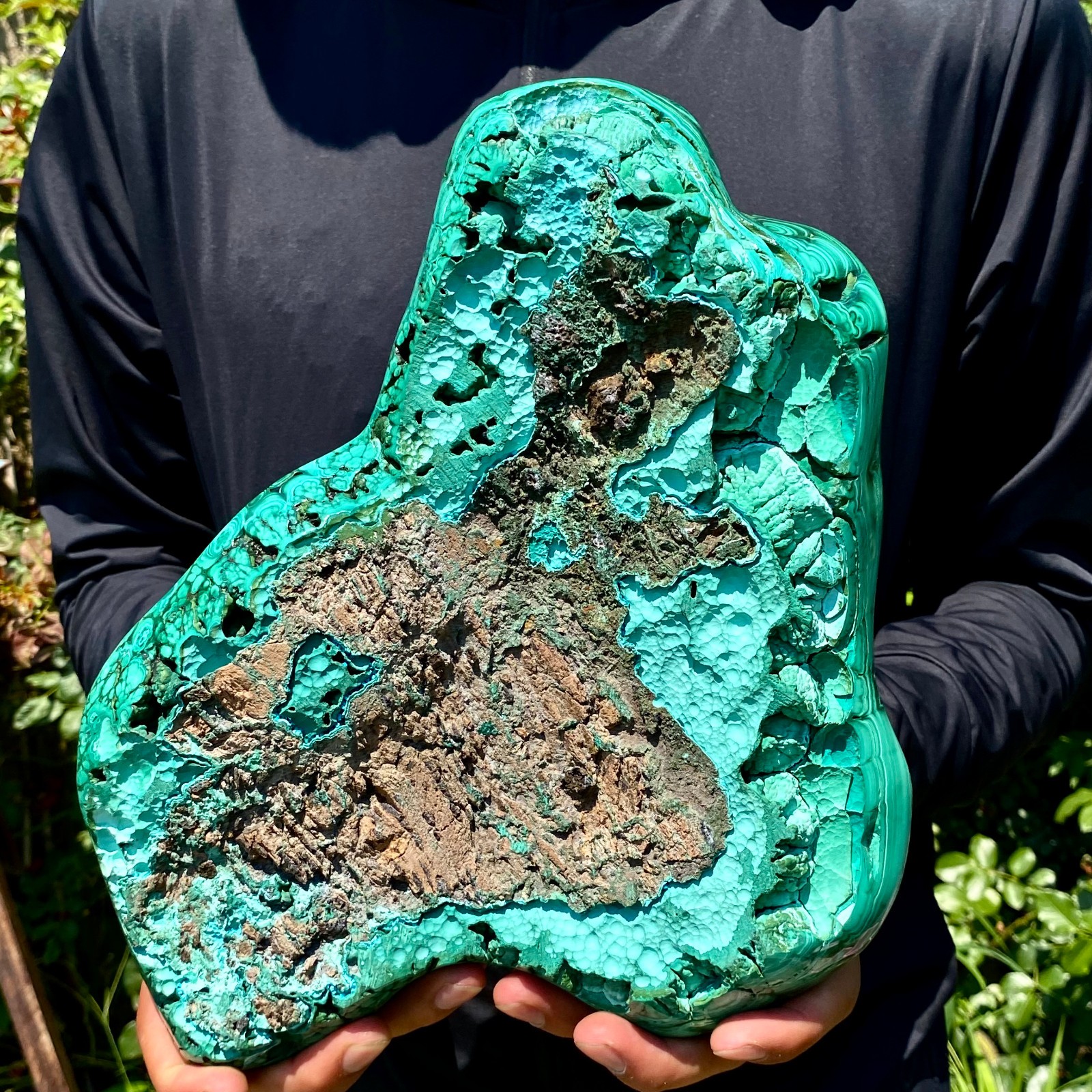 12.8LB Natural Polished Malachite Mineral freeform specimen Reiki Stone Healing