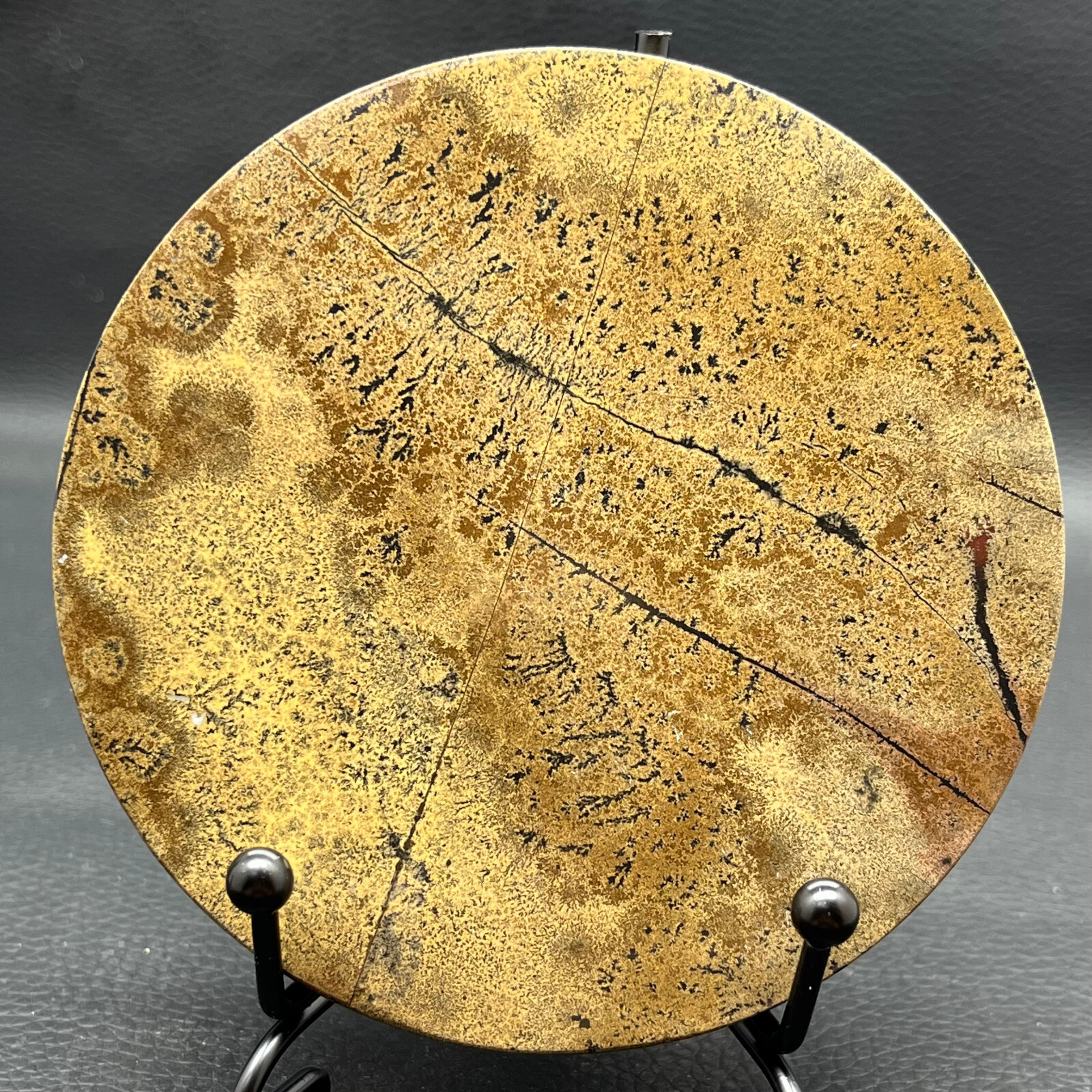 129G Natural Chinese painting stone crystal ornaments for home decoration L6