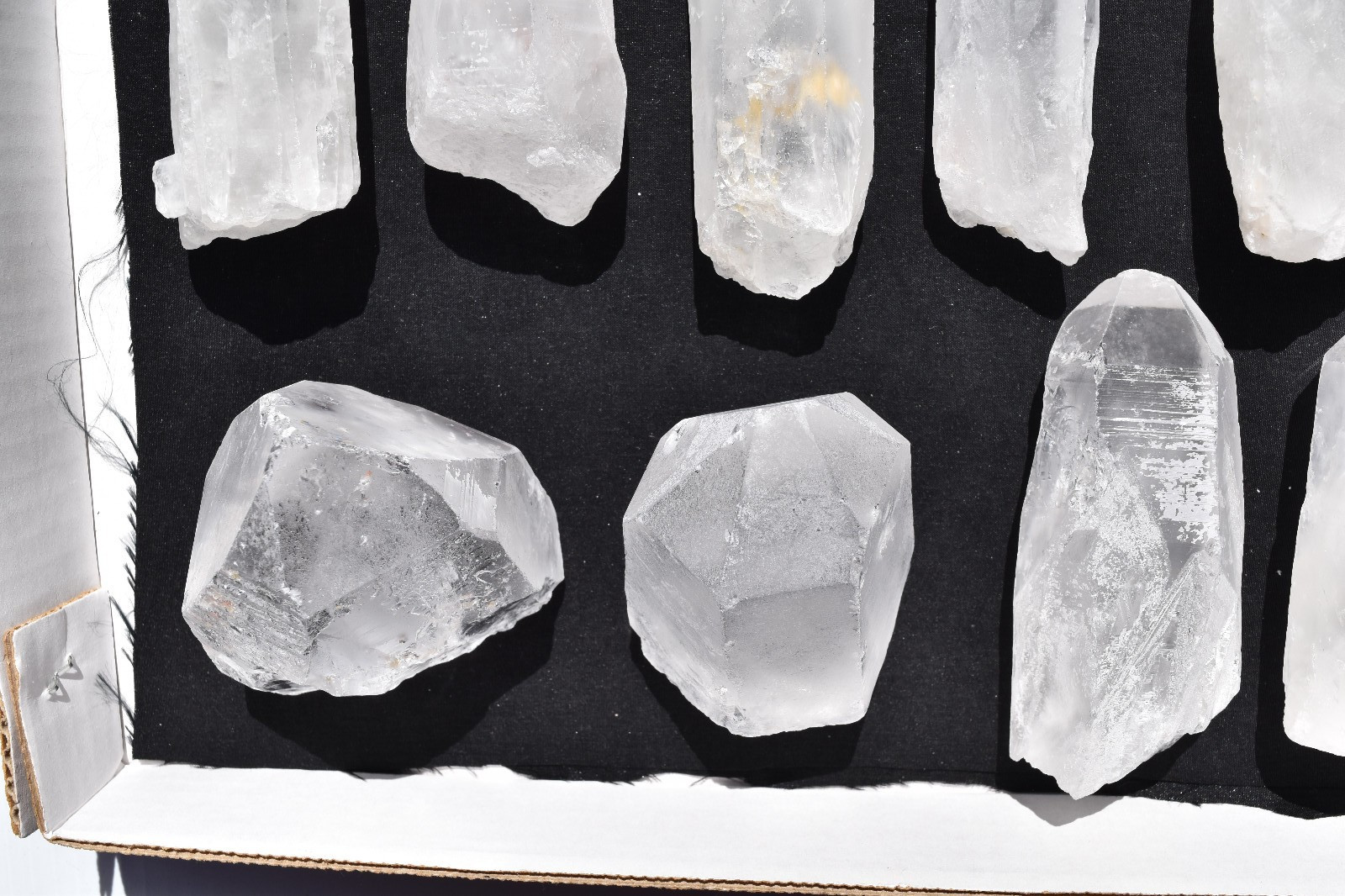 WHOLESALE Quartz Crystals from Madagascar 12 pcs 2.5 kg # 5666