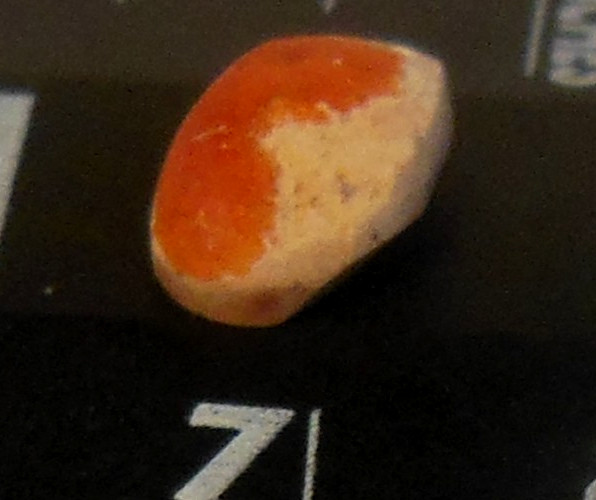 2.0ct Orange Mexican Fire Opal Double-Sided Freeform (see photos)