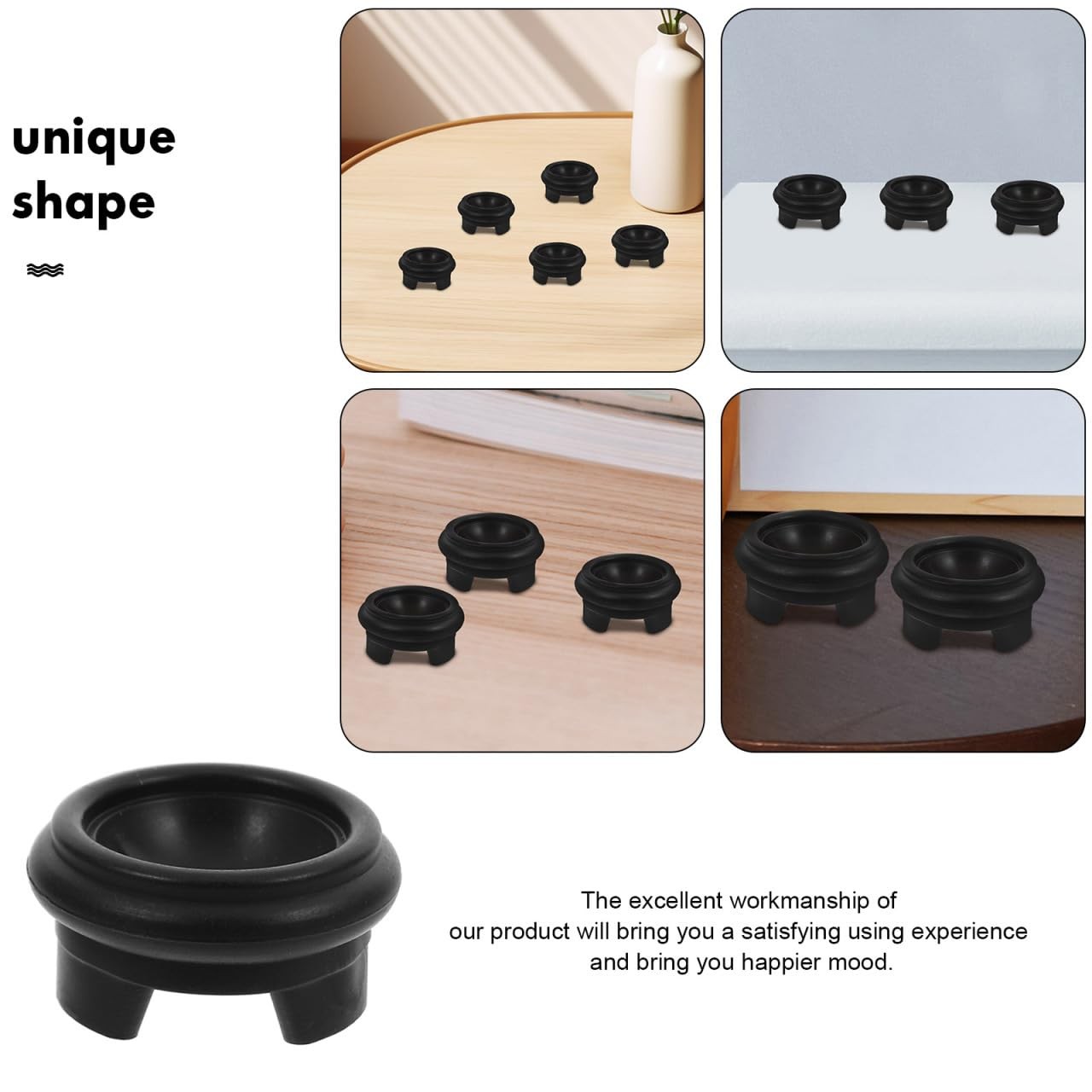 12Pcs Ball Display Stands Wooden Sphere Holders Decorative Gourd Base for Cry…