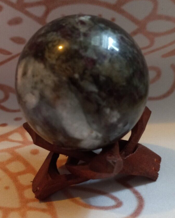 Polished Rubellite Ball #10 160g 1-3/4″ Madagascar No Stand