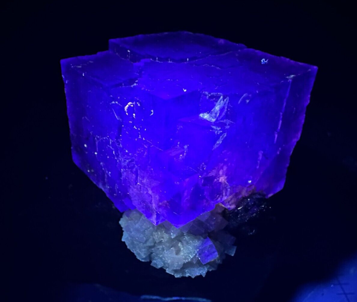 ➤1-5/8″ PURPLE FLUORITE CRYSTAL- SPHALERITE & DOLOMITE Elmwood Mine TN VIDEO➤411