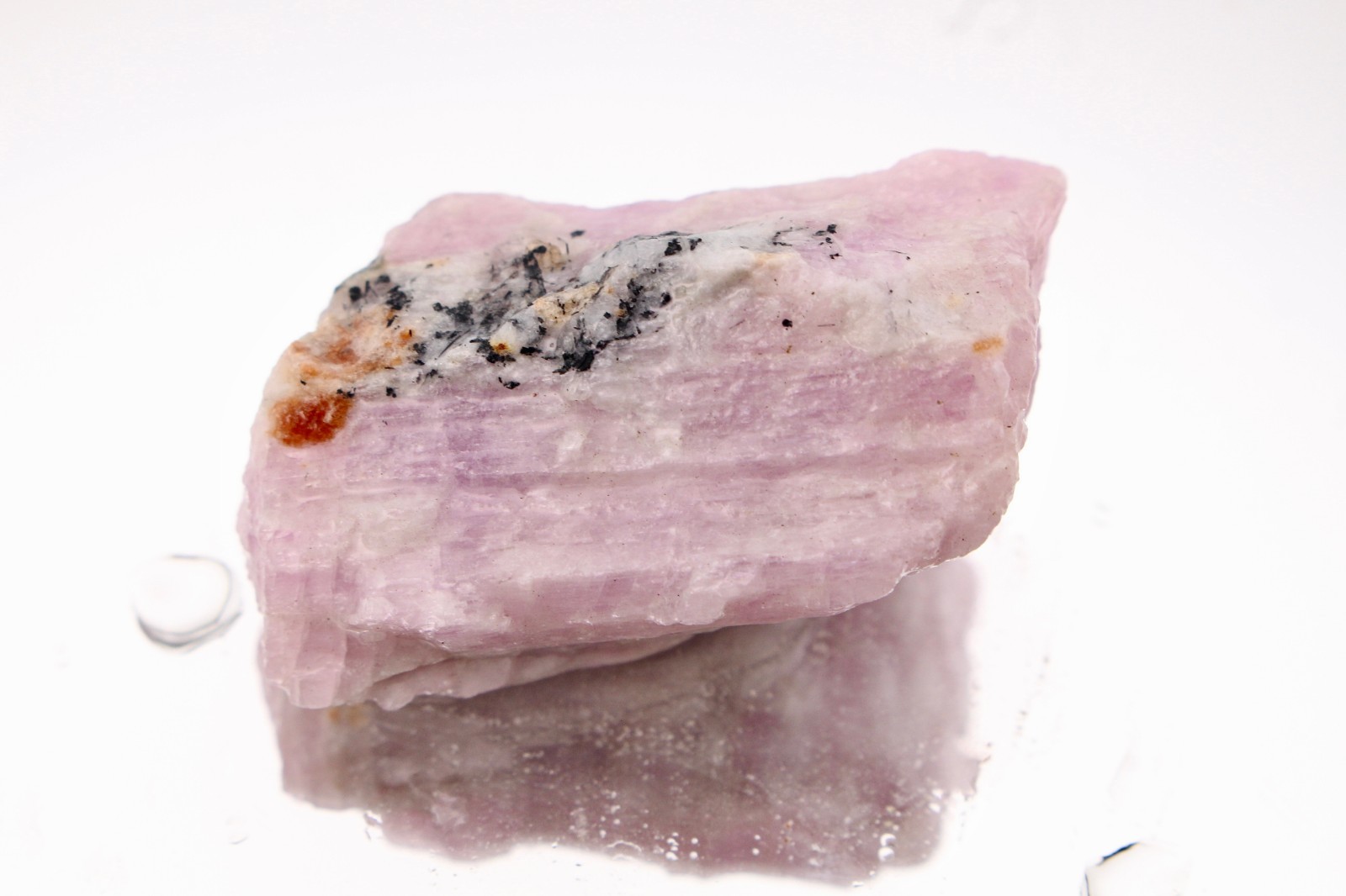 1.7oz UV ACTIVE Kunzite Nigeria Purple Lilac Raw Natural Rough Crystal Mineral