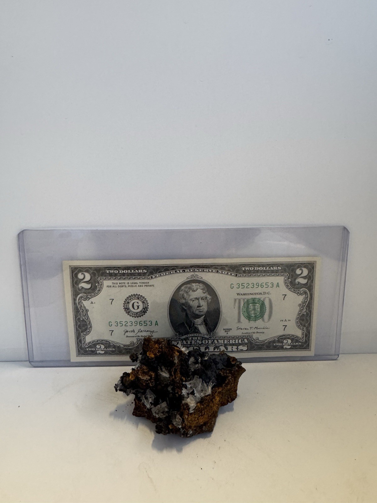 Hemimorphite And Goethite, Santa Eulalia, Mexico, Small Cabinet, 5.0cm