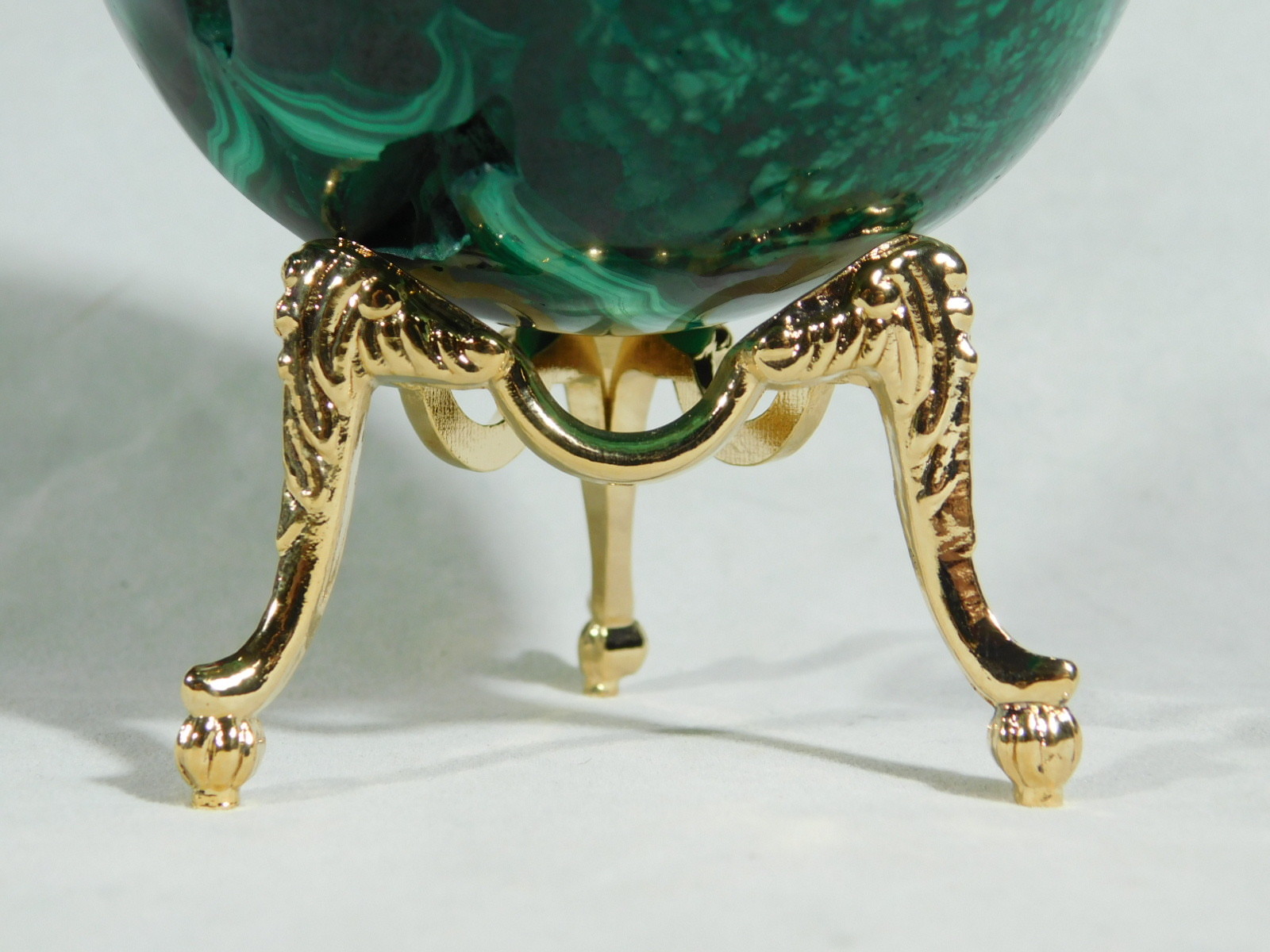 Sphere Display Stand Decorative Design Gold Color Medium Size