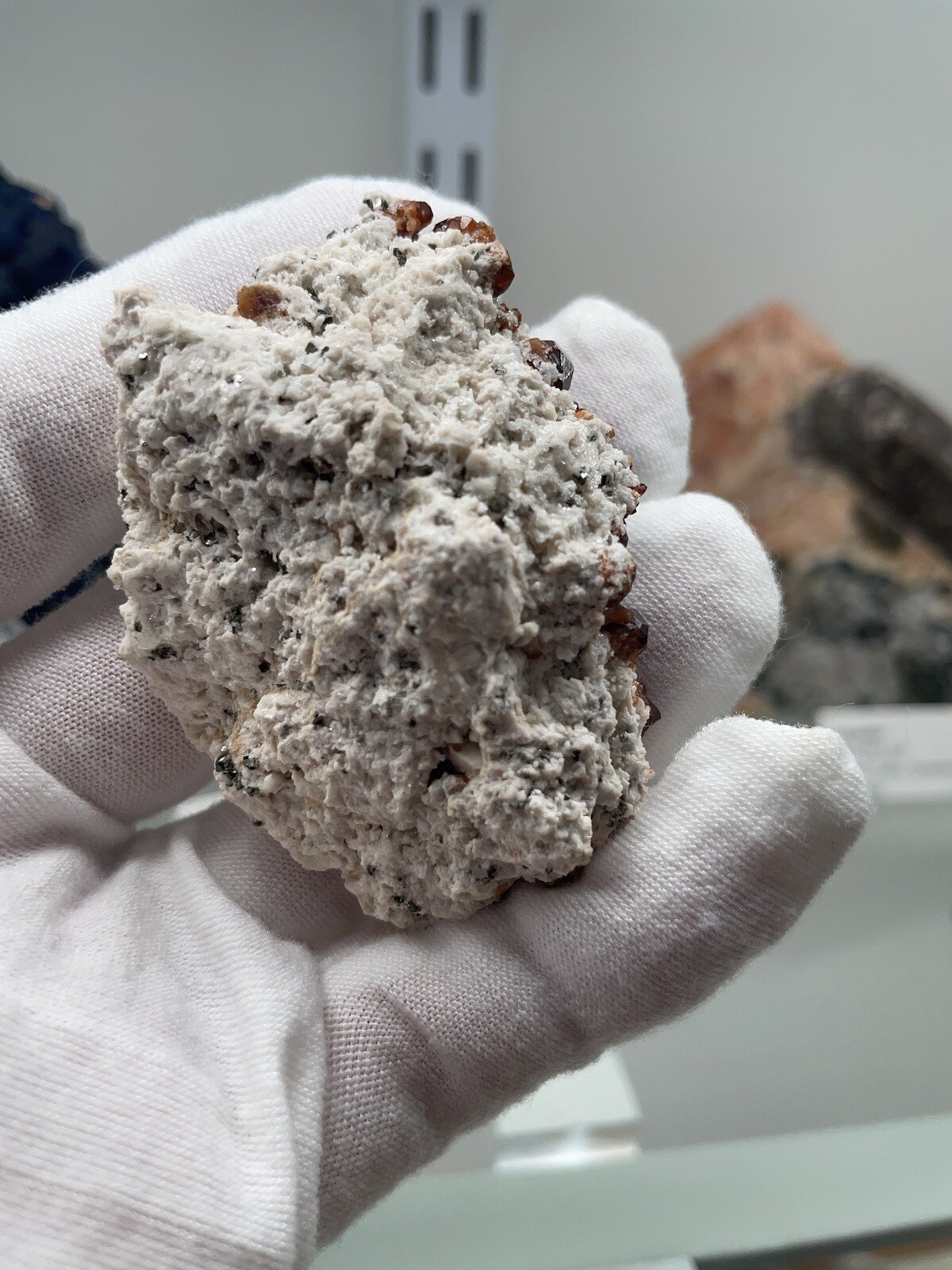 2 3/8” Spessartine Garnet Cluster, Tongbei, Yunxiao Co, Fujian, China