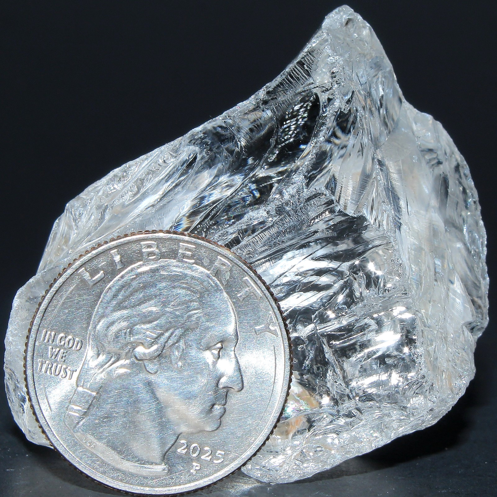 5 Pieces of XL Rough Brazilian Quartz / 16.20 oz (459.26gr) / 3827