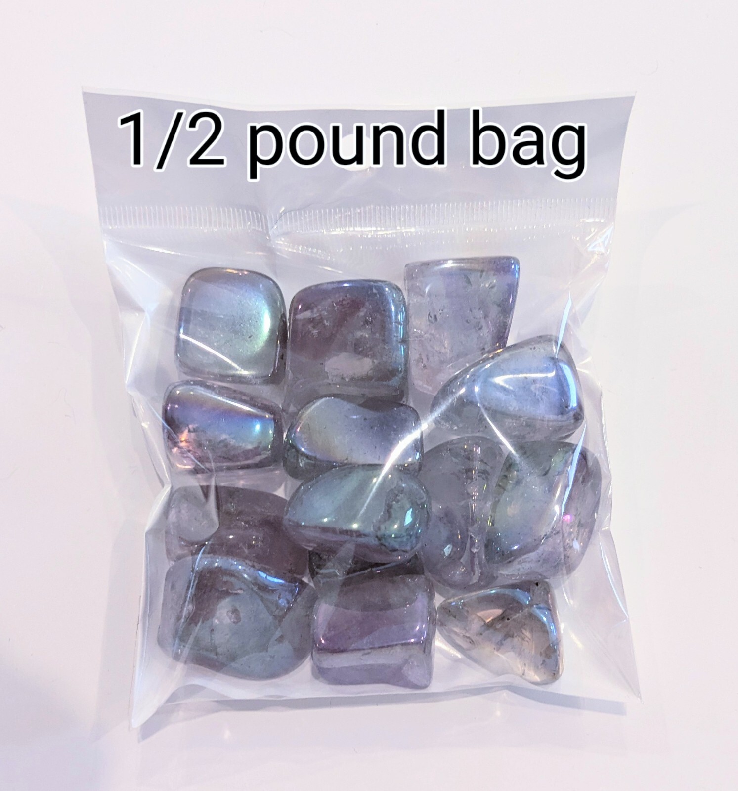 1/2 lb. Angel Aura Amethyst Connect With Guardian Angels 13-16 Piece Bag