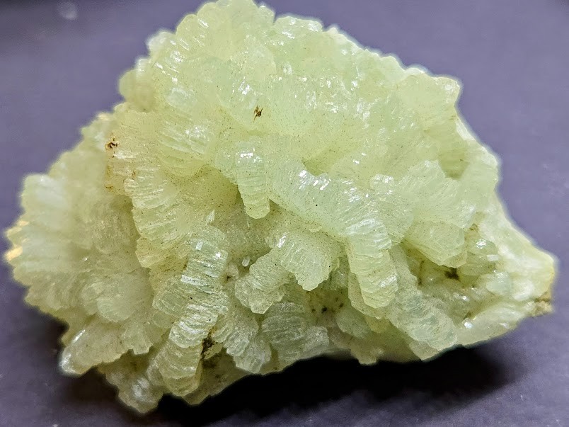 PREHNITE Collectible Specimens Pearl Green Crystal Clusters -Three Sizes