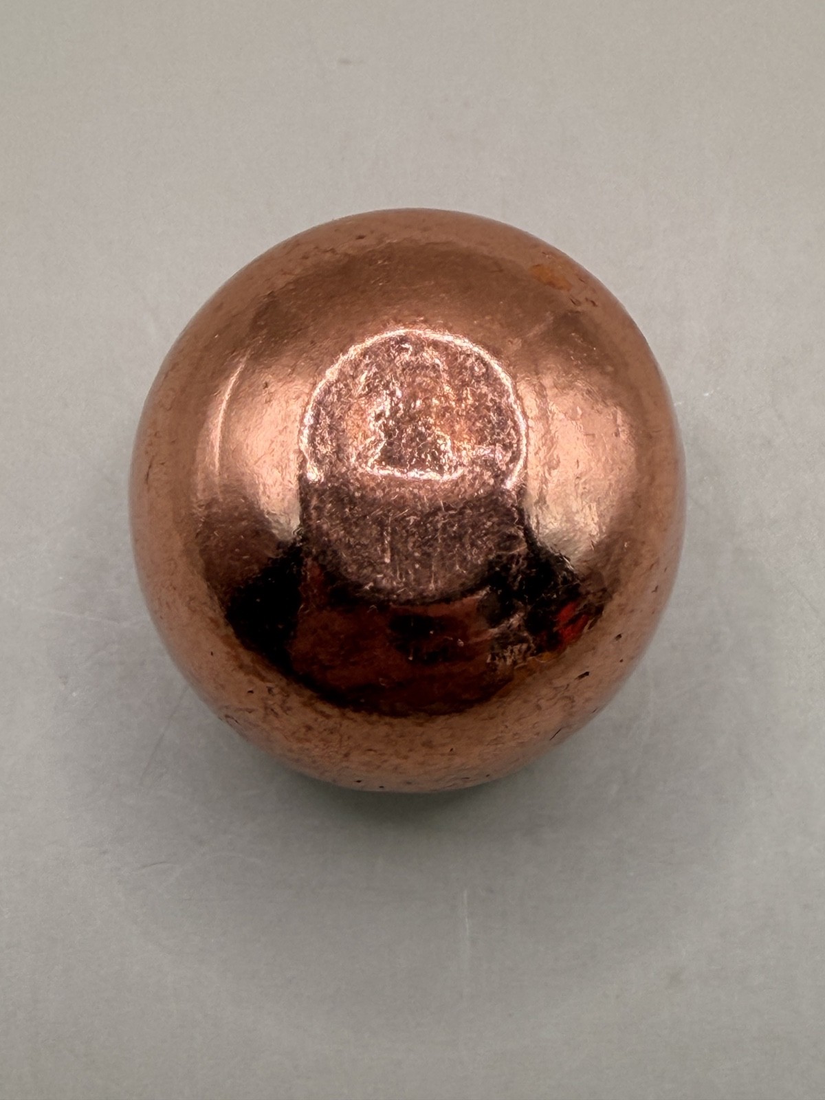 Solid Copper Nugget 3.75oz – 1.5″ Tumbled Metal Energy Conductor Ball