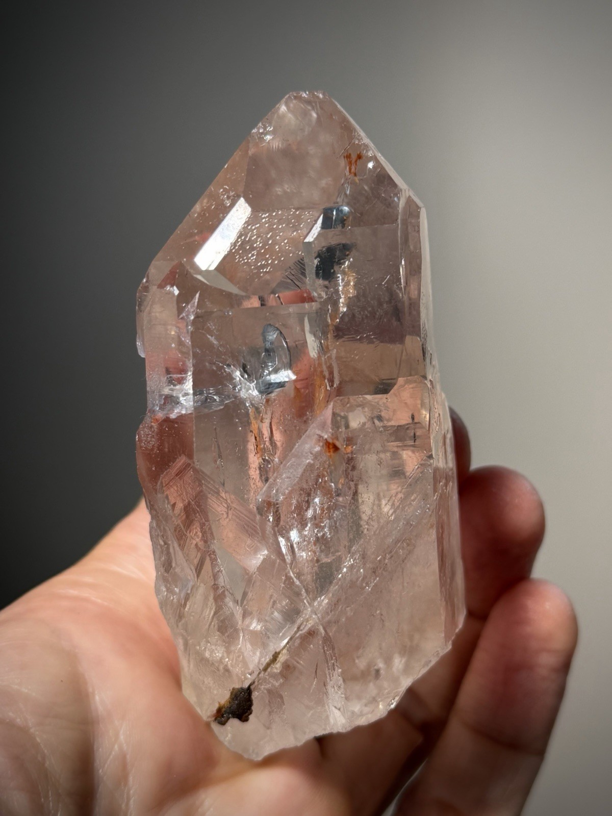 Cathedral Quartz Crystal Iron Quartz Glassy Quartz Window Quartz Brazil Crystal
