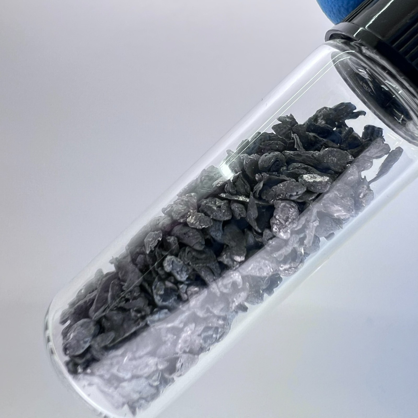 Calcium Metal Sample in 1 Dram Glass Vial – Element Collection Specimen