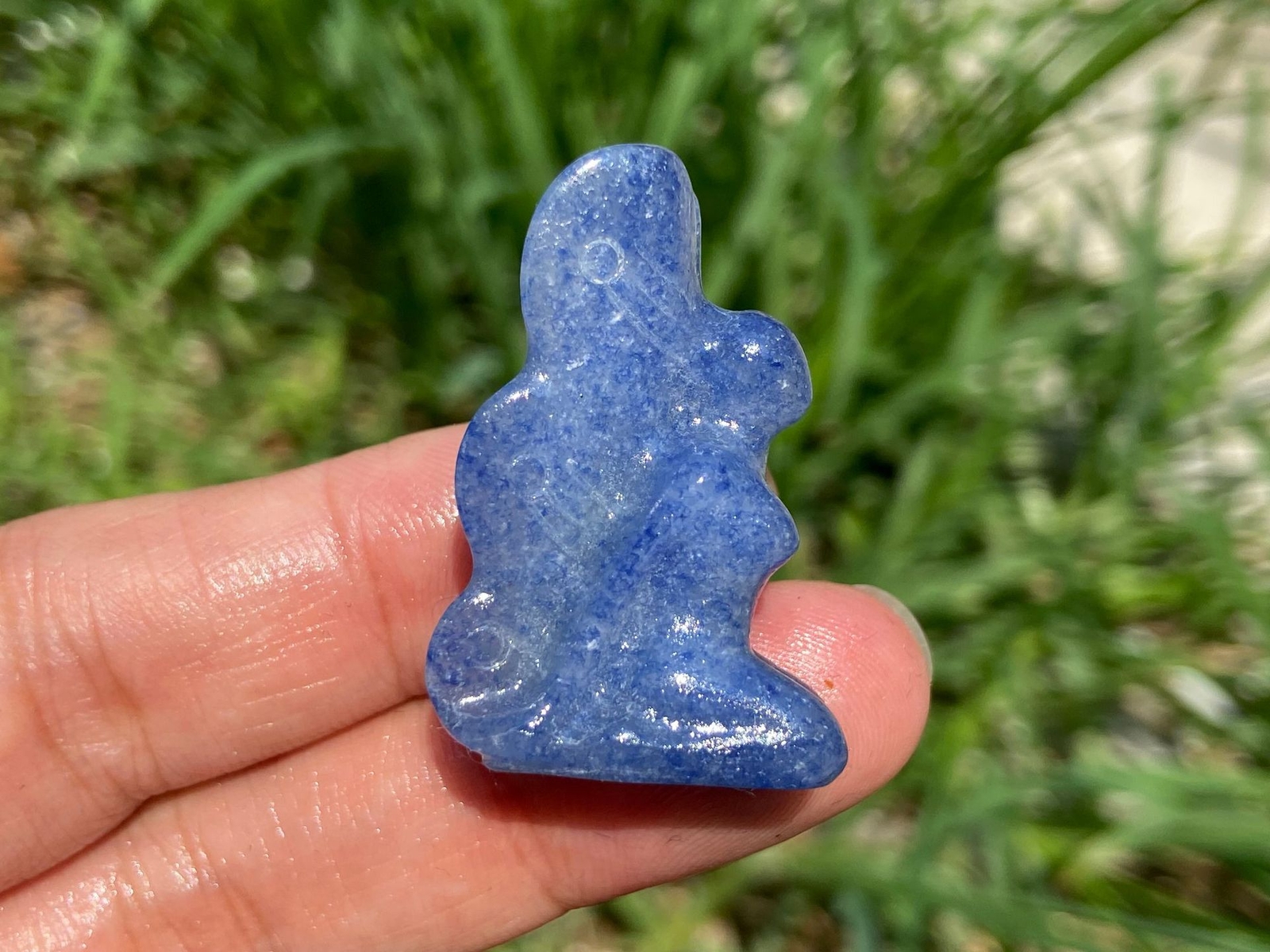 1.2″ Natural Fluorite Butterfly Fairy Carved Quartz Crystal Skull Healing 1PC