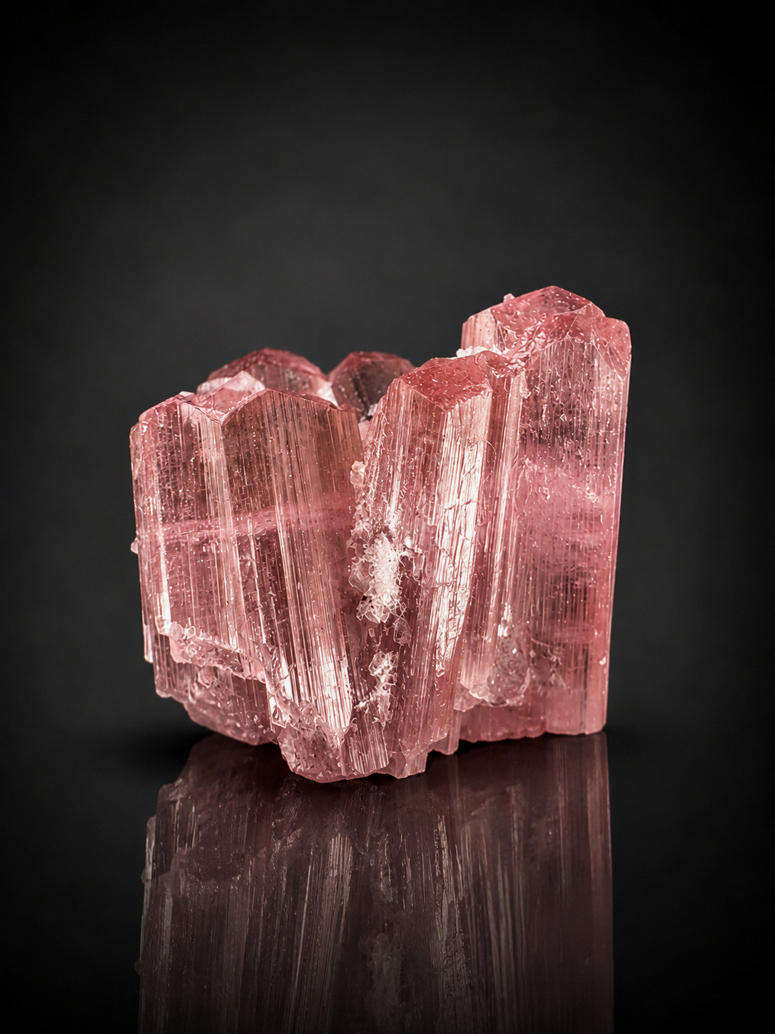 Terminated TOURMALINE Crystal Hot Pink Damage Free Self Standing