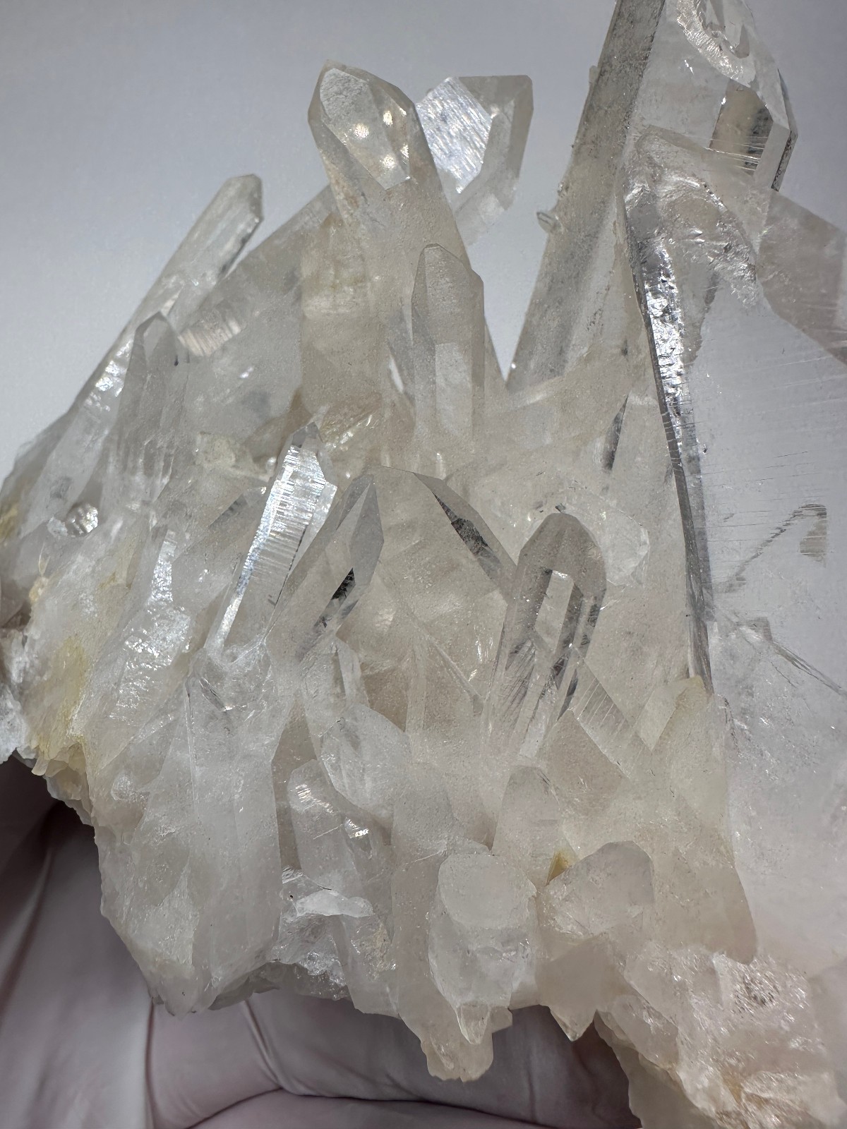Top Quality Large Clear Arkansas Quartz Crystal Cluster
