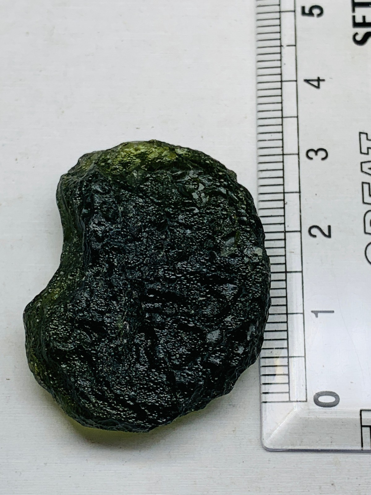 TOP Moldavite Raw Moldavite Crystal from Czech Republic PICcertificate 50CT