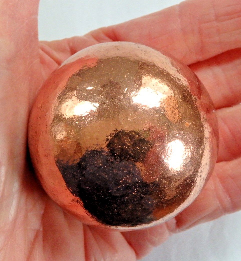 Copper Sphere 💙 Polished 💙 1 pound 4 ounces