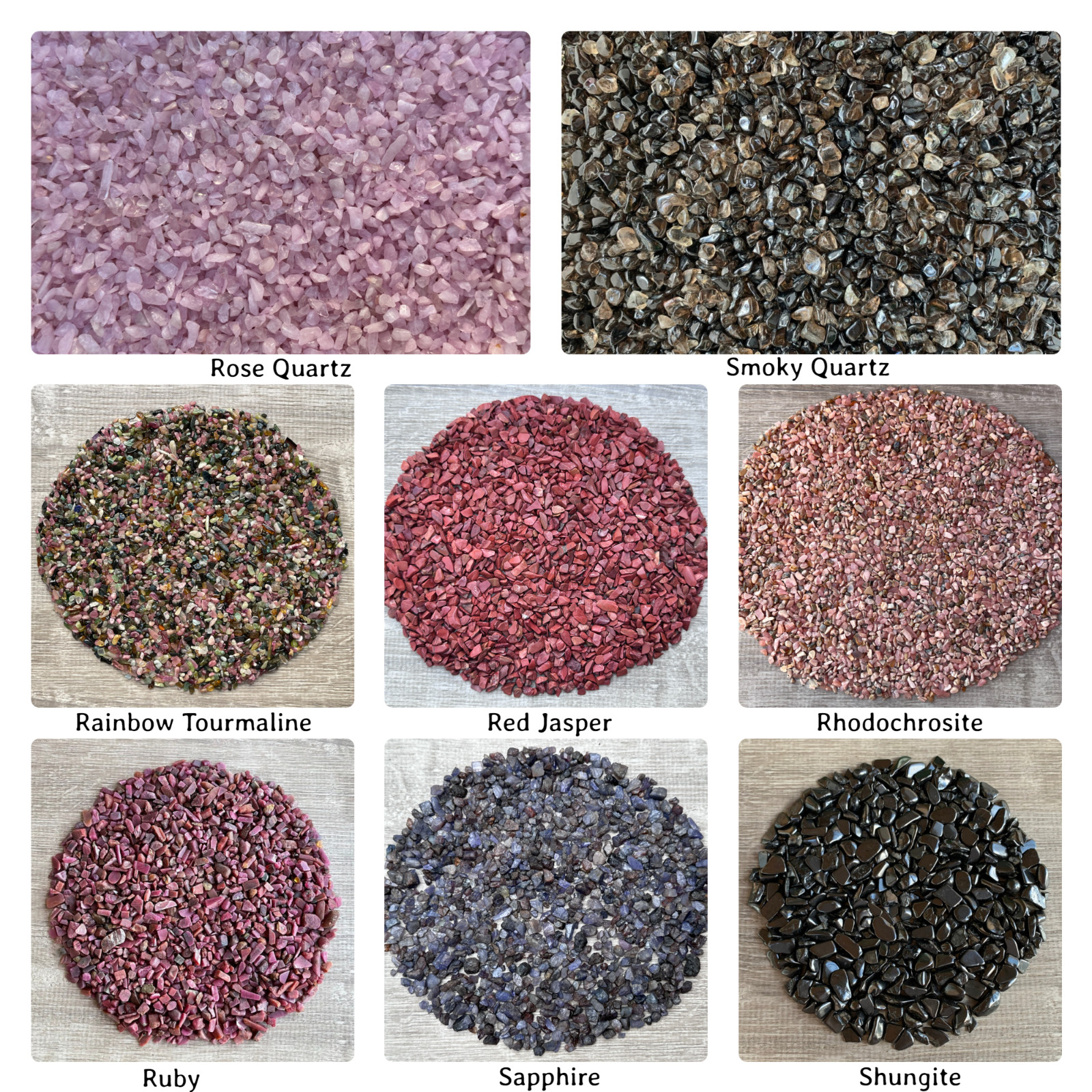 Grade A++ Semi Tumbled Gemstone Mini Chips 3 – 18 mm, Wholesale Bulk Lot