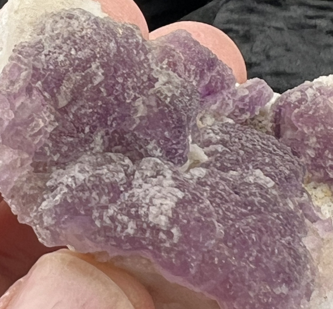 Purple Raspberry Fluorite from Durango Mexico 130 Grams
