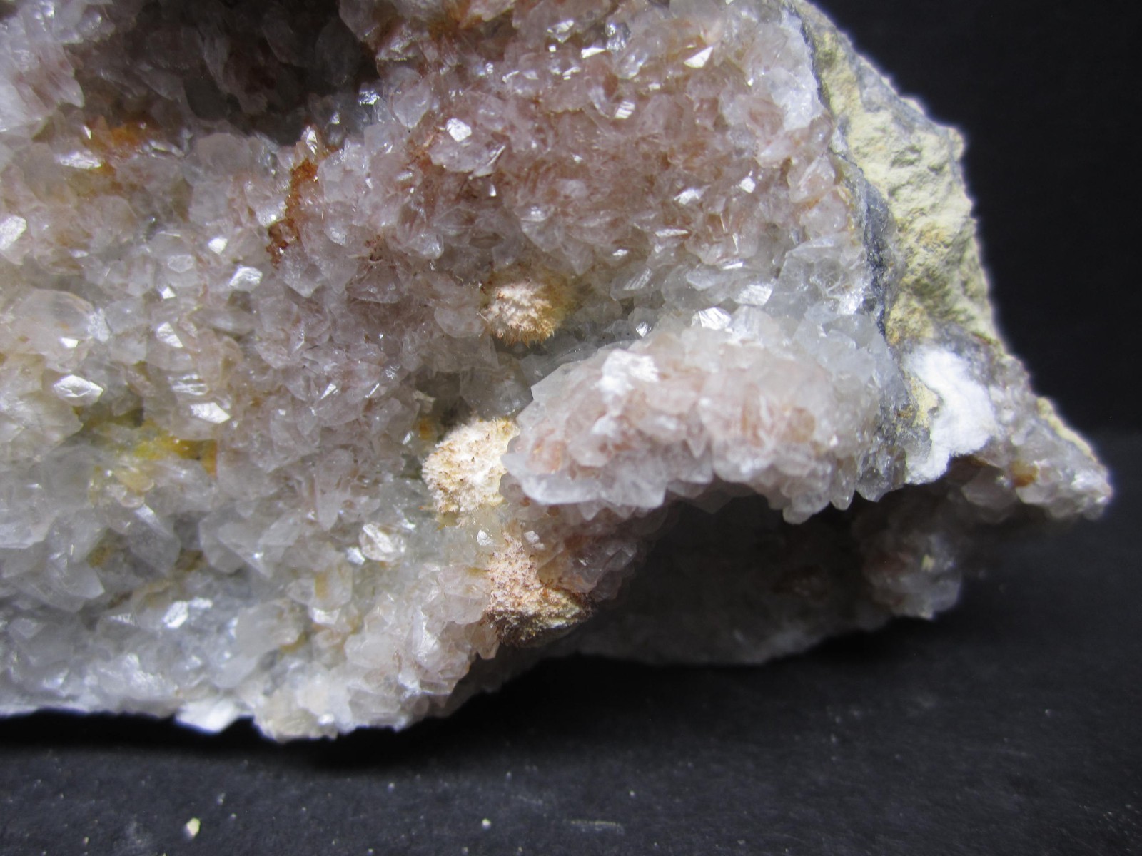 Strontianite and Calcite Crystal Cluster, Meckley’s Quarry, PA #45
