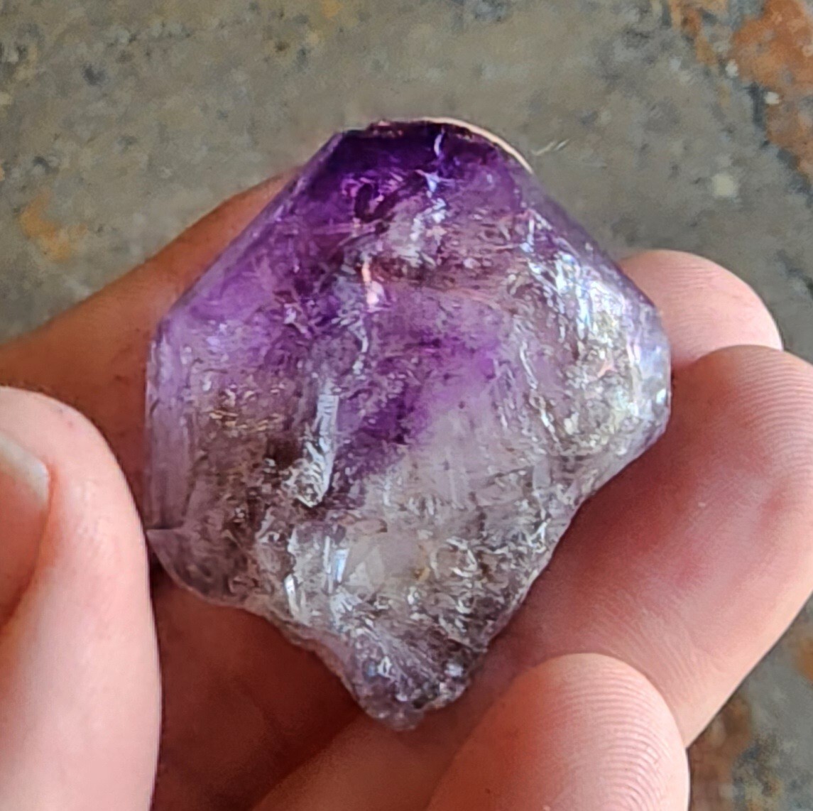 A CHOICE Glassy Gemmy Purple Amethyst crystal from KEDON, Ural, Russia Siberia