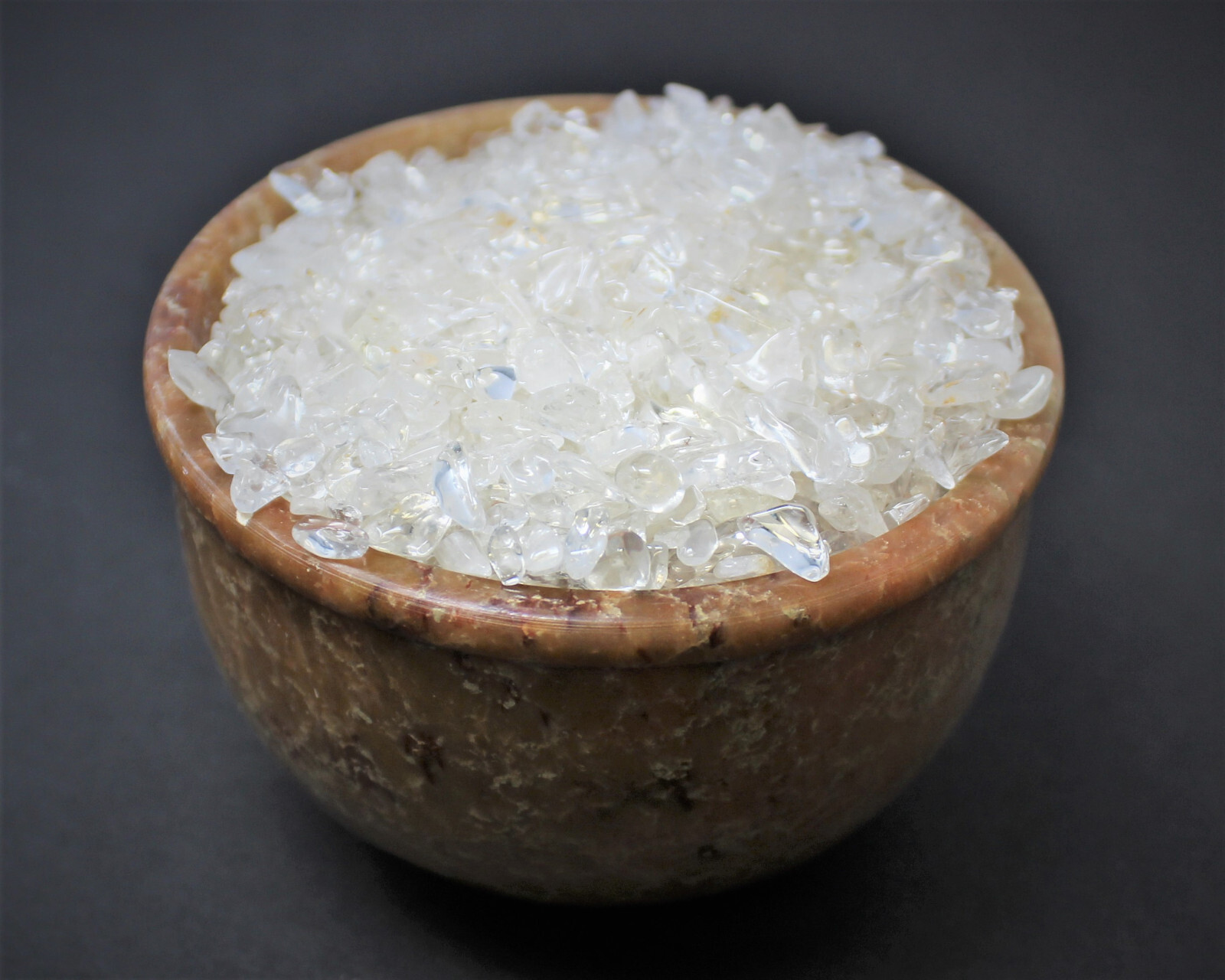 Bulk 5 lb Loose Clear Quartz Semi Tumbled Stones Chips Mini Crystal 5 – 15 mm