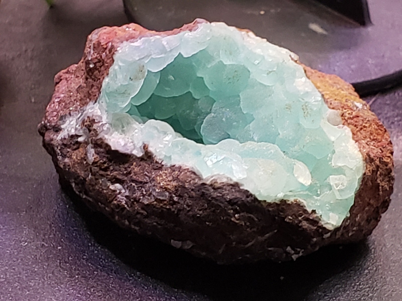 Bubbly Botryoidal Sea Blue Green Smithsonite Crystal Specimen 39g