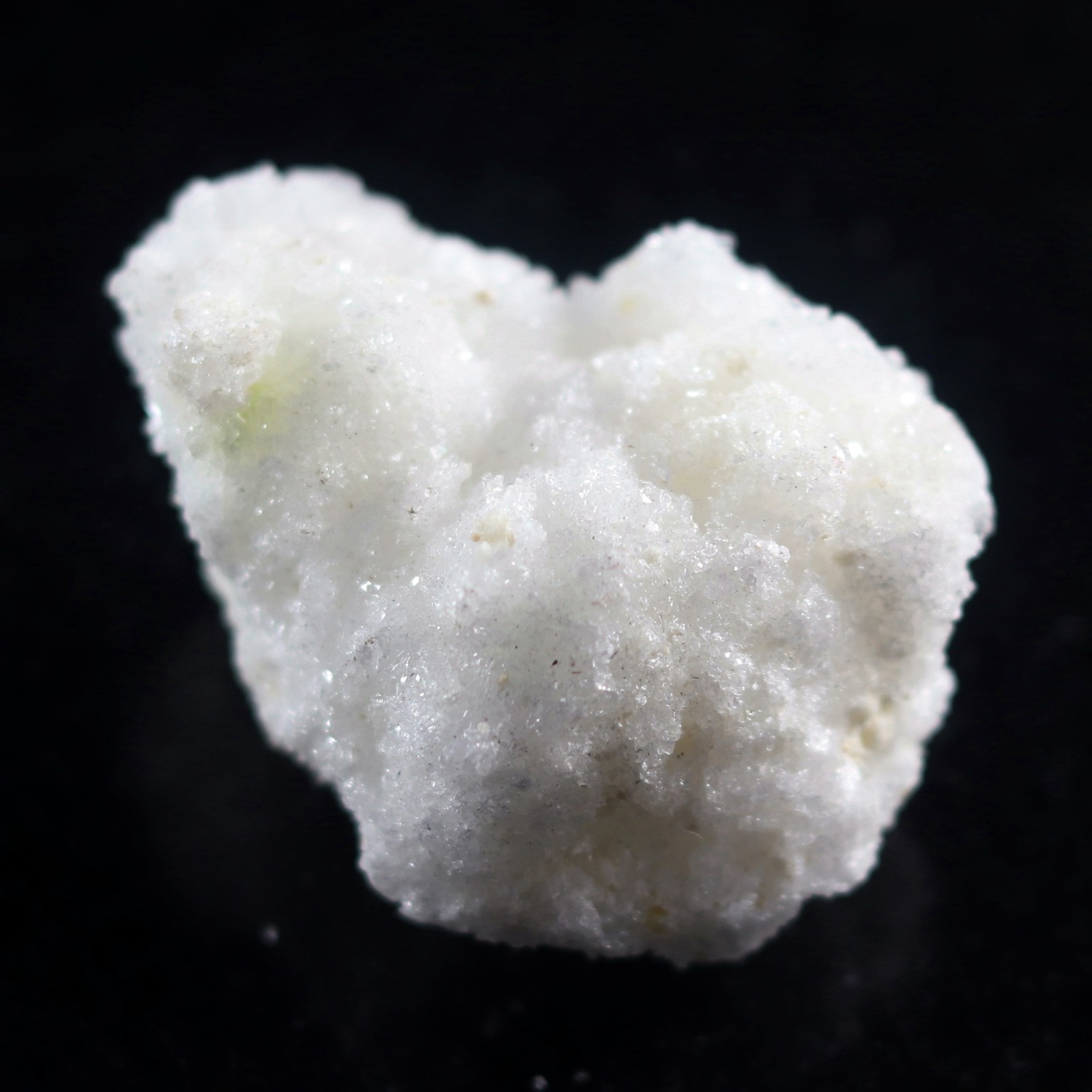 Fluorescent Mineral Specimen: Gypsum Selenite with Novacekite, Mexico (SEL626)
