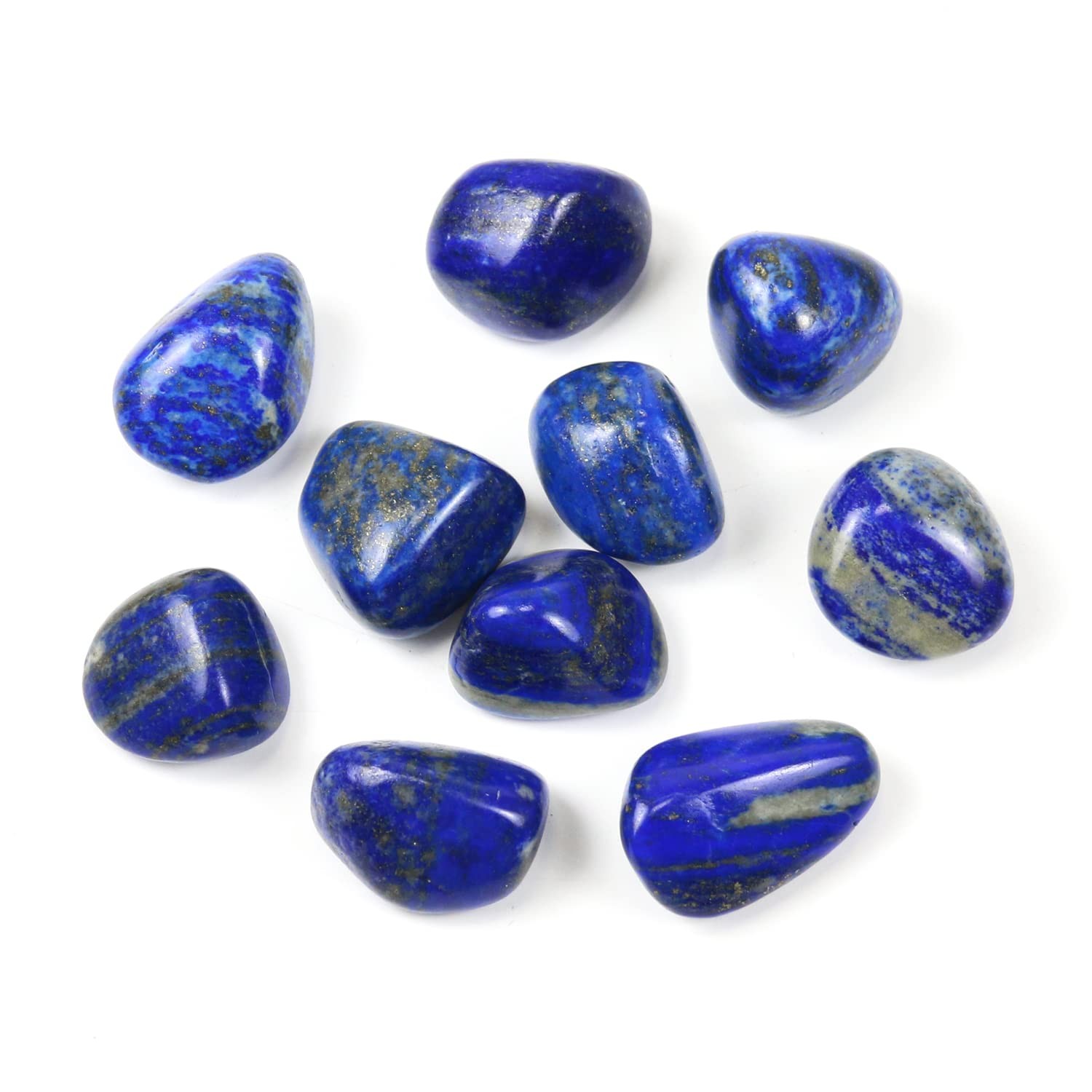 Tumbled Polished Natural Lapis Lazuli Stone, Crystals and Healing Stones Quar…